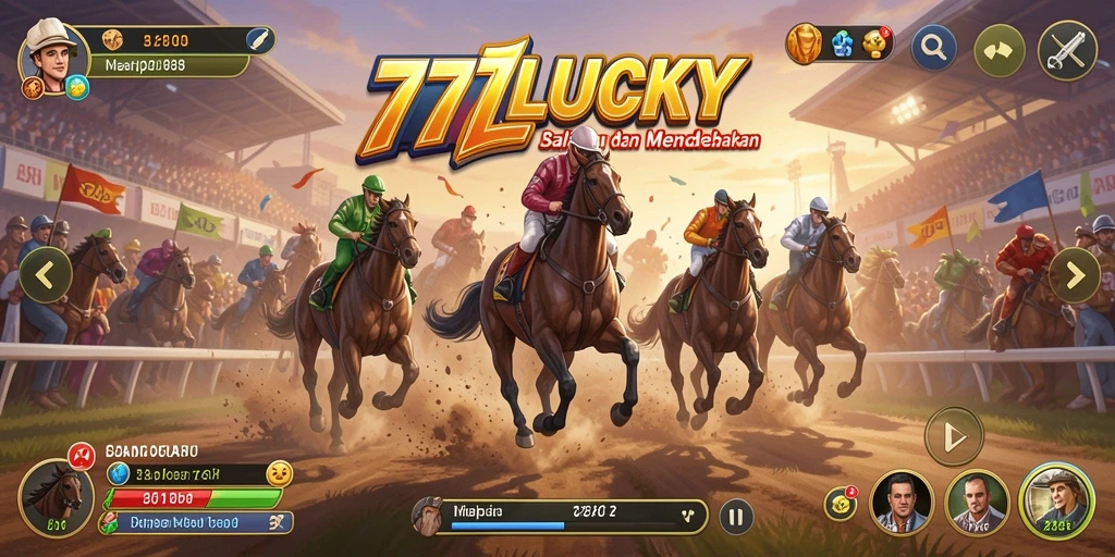 Tampilan gameplay Racing yang mendebarkan dan penuh aksi.
