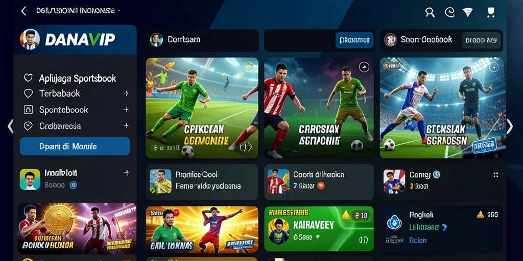 Tampilan gameplay menarik dari aplikasi Sportsbook DANAVIP.