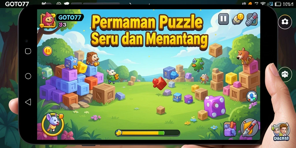 Tangkapan layar GOTO77 menampilkan gameplay Puzzle yang seru dan menantang.