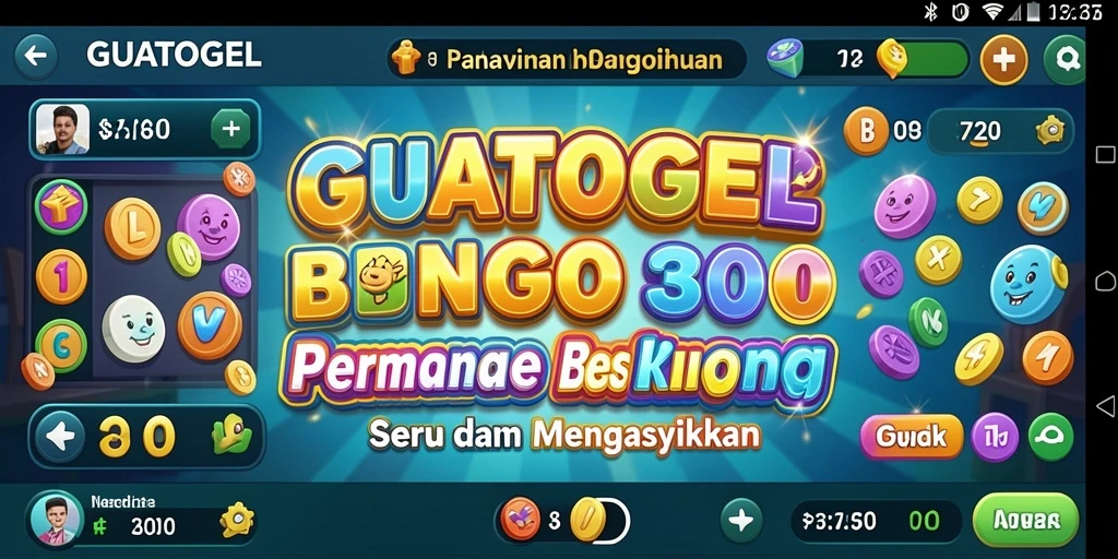 Tampilan gameplay GUATOGEL dengan suasana permainan Bingo yang penuh keseruan.