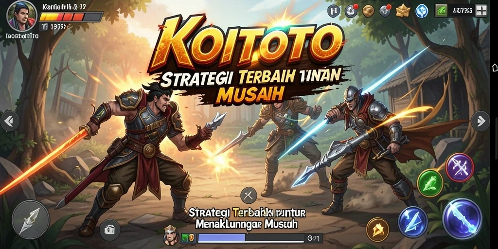 Tampilan gameplay strategis KOITOTO yang mendebarkan.