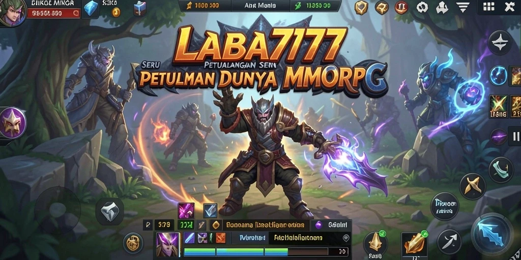Tampilan gameplay menakjubkan dari LABA777 dalam dunia MMORPG.