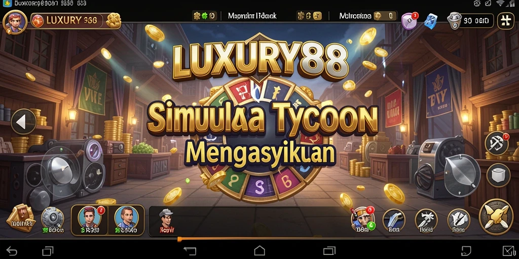 Screenshot gameplay menarik dari LUXURY88 yang menunjukkan aktivitas bisnis.