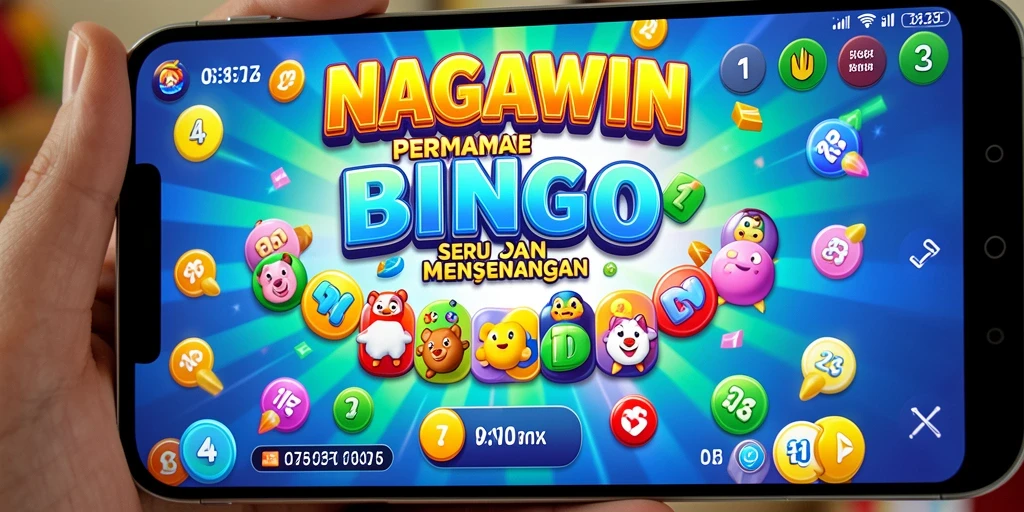 Tampilan gameplay NAGAWIN dengan suasana seru permainan Bingo.