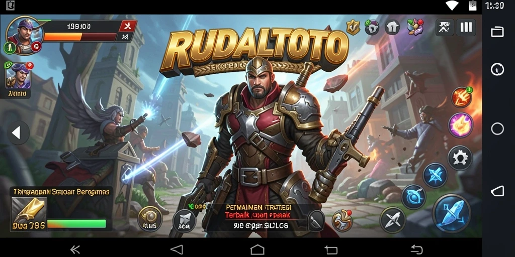 Tangkapan layar gameplay <strong>RUDALTOTO</strong> yang menunjukkan strategi membangun kerajaan.