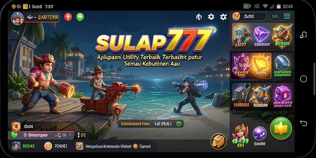 Tampilan utama SULAP777 yang intuitif dan user-friendly.